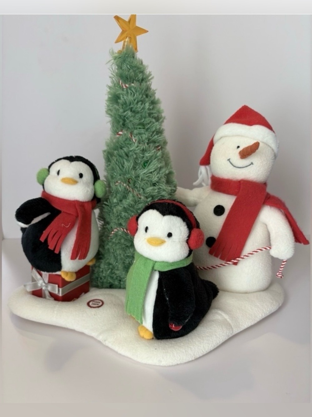 Hallmark Jingle Pals Very Merry Trio-2006-Singing Snowman and Two Penguins